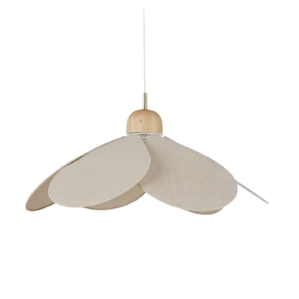 Plafonnier Design en Forme de Pétales - Couleur Beige